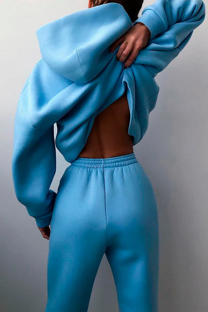 2-Piece Basic Cozy Sweatpants Set