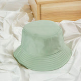 Solid Minimalistic Bucket Hat Mint