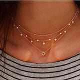Bohemian Chain Necklace Constellation