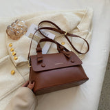 Vintage Square Handbag Brown