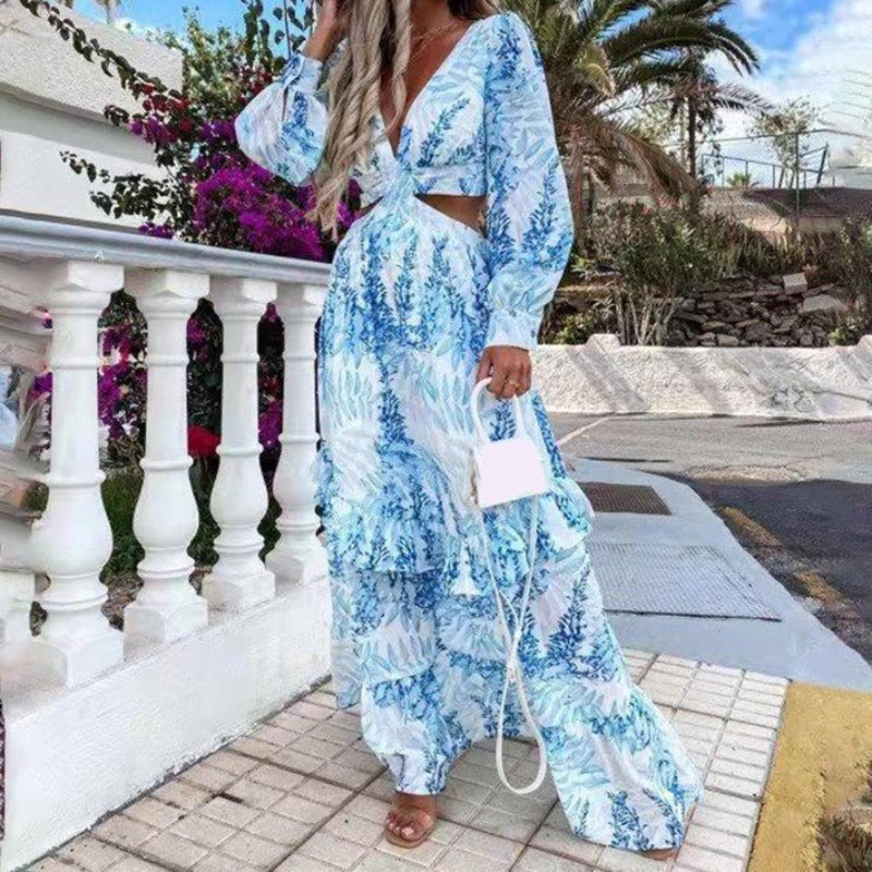 boho vibes dress Floral Free People Boho Maxi Dress Blushful Belle