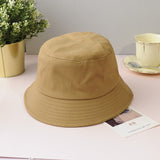 Solid Minimalistic Bucket Hat Khaki
