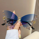 Butterfly Sunglasses Blue