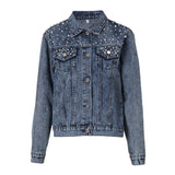 Jean Jacket With Pearls