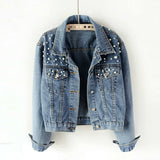 Jean Jacket With Pearls
