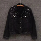 Jean Jacket With Pearls