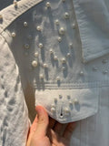 Jean Jacket With Pearls