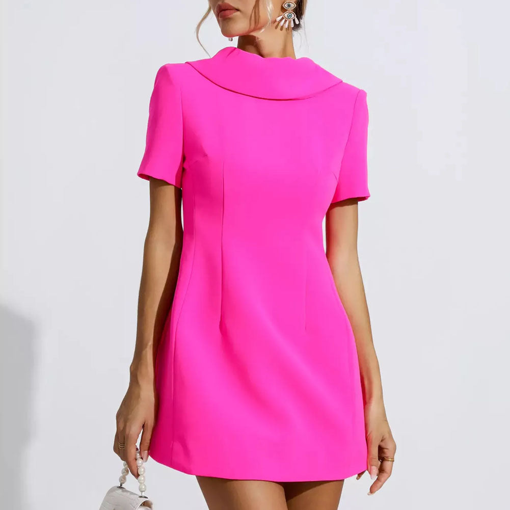 Pink Bow Mini Dress Pink Bow Mini Dress