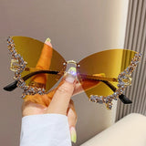 Butterfly Sunglasses Yellow