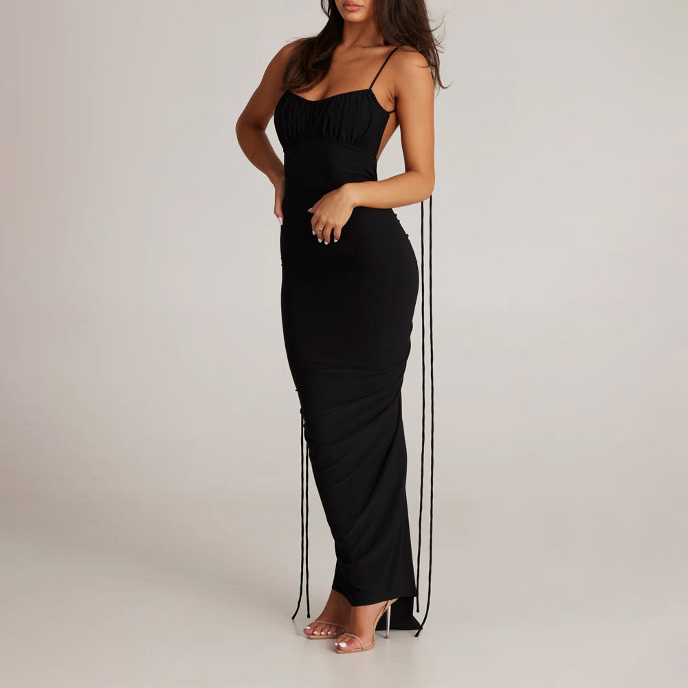 Zahara Form Fitted Midi Dress