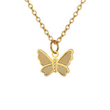 Bohemian Chain Necklace Gold/Butterfly