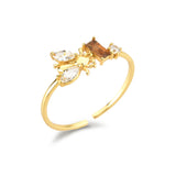 Bee Jewelry Gold Baguette Ring