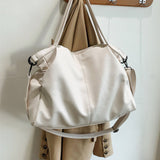 Soft Faux Leather Handbag White