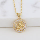Astrology Sign Necklace Scorpio