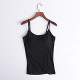 Padded Camisole Top Black