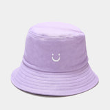 Smiley Bucket Hat Purple