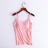 Padded Camisole Top Pink