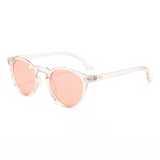 Vintage Round Lens Sunglasses Pink