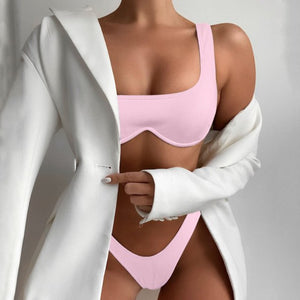 2-Piece Brazilian Bikini Pink