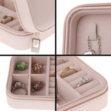 Travel Size Jewelry Box Pink