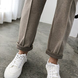 Wool Suit Trouser Pants Gray