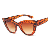 Oversize Cat Eye Sunglasses Leopard