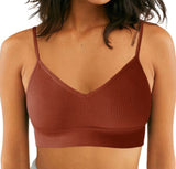 Seamless Workout Bralette Red
