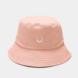 Smiley Bucket Hat Pink