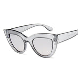 Oversize Cat Eye Sunglasses Gray