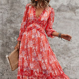 Moving On Midi Dress Red