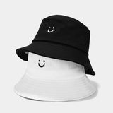 Smiley Bucket Hat Black