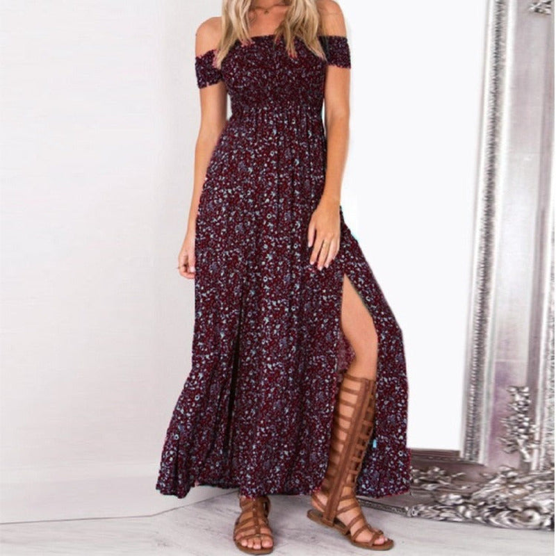 Strapless Boho Maxi Dress Strapless Boho Maxi Dress