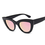 Oversize Cat Eye Sunglasses Black/Pink