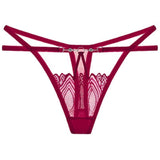 Strappy Panties Wine Red