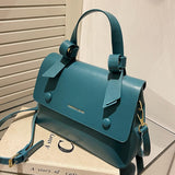 Vintage Square Handbag Blue