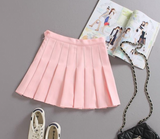 Pleated Tennis Mini Skirt Pink