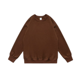 Casual Pullover Sweatshirt Brown