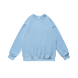 Casual Pullover Sweatshirt Light Blue
