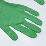 Strapless Bodycon Midi Dress With Gloves Green