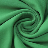 Strapless Bodycon Midi Dress With Gloves Green
