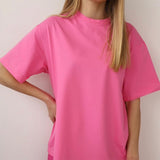 Cotton Soft Basic T-Shirt Pink