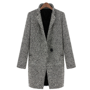 Midi Wool Coat Gray