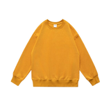 Casual Pullover Sweatshirt Yellow