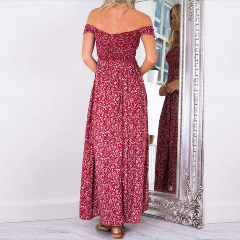 Strapless Boho Maxi Dress Strapless Boho Maxi Dress