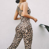Leopard Print Jumpsuit Leopard