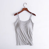 Padded Camisole Top Gray