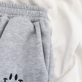 Wide Leg Sweatpants Gray