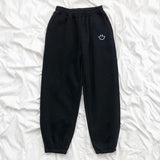 Wide Leg Sweatpants Black