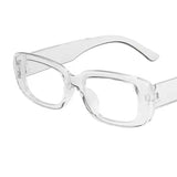 Rectangle Frame Sunglasses Clear